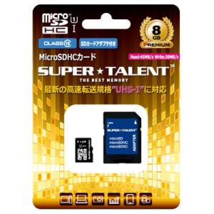 SUPER TALENT スーパータレント microSDカード microSDHCカード ST08...