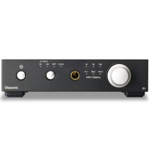 Olasonic NANO-D1 ヘッドホンアンプ内蔵 NANOCOMPO USB D/Aコンバーター シルキーブラック ハイレゾ音源対応 箱日焼けあり