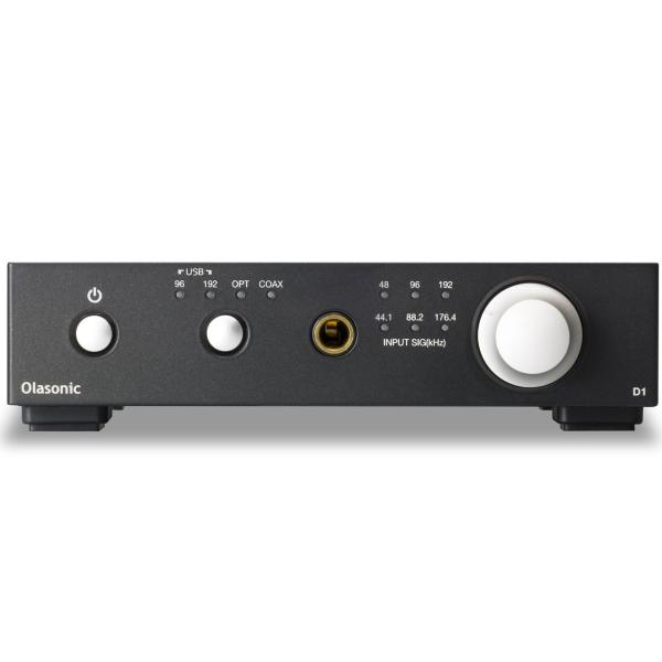 Olasonic NANO-D1(B) ヘッドホンアンプ内蔵 NANOCOMPO USB D/Aコン...