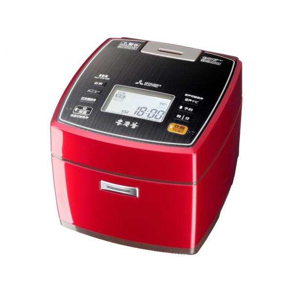 三菱電機 MITSUBISHI IHジャー炊飯器 本炭釜 NJ-VW106-R ルビーレッド 新品 ...