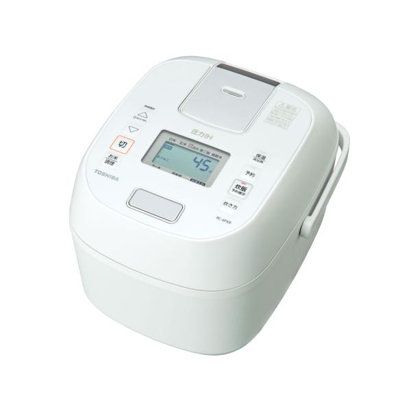 東芝 RC-6PXR W 圧力IH炊飯器 炎匠炊き 備長炭ダイヤモンド釜 3.5合炊き ホワイト 新...