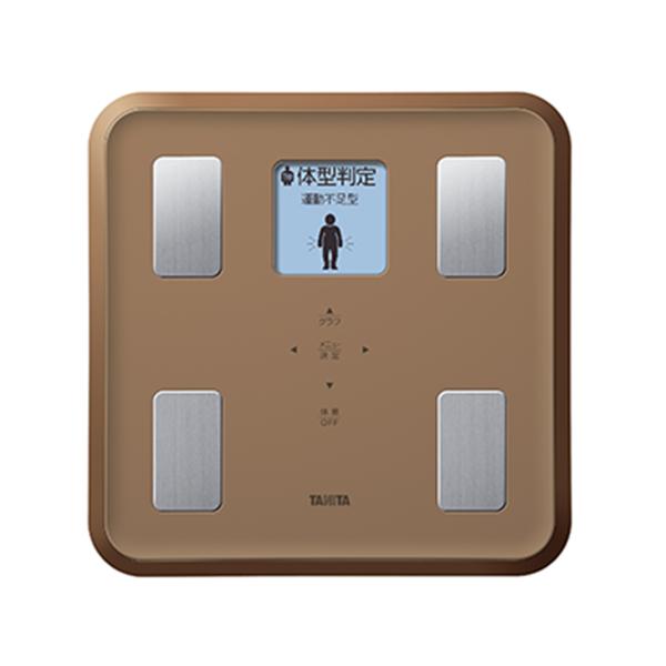 タニタ BC-810BR 体組成計 登録人数4人 顔イラスト/応援コメント表示 ブラウン 新品 送料...