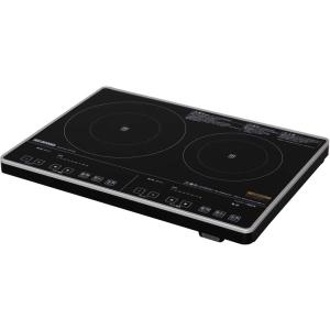 アイリスオーヤマ IHC-S225V 2口IHクッキングヒーター 200V 音声有 新品 送料無料