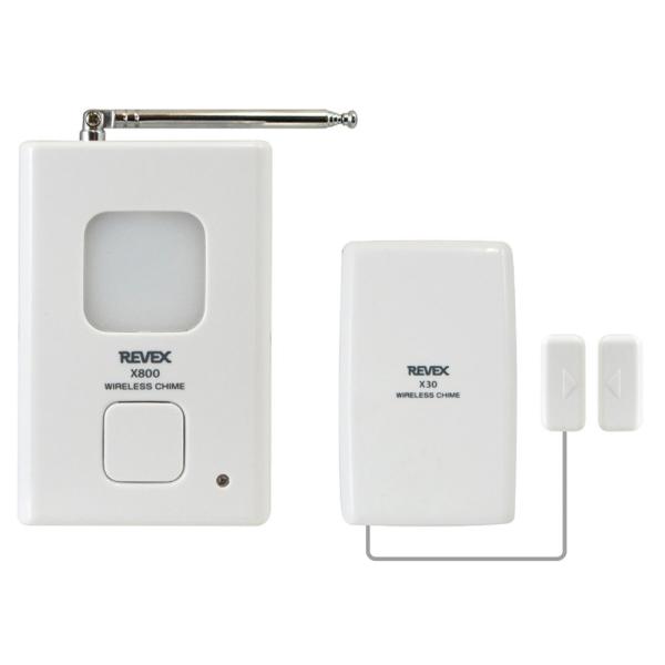 リーベックス REVEX ワイヤレスチャイム Xシリーズ 送受信機セット 防犯 ドア窓チャイムセット...