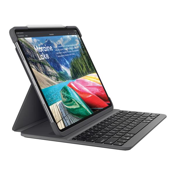ロジクール iK1273 SLIM FOLIO PRO Bluetoothキーボード一体型ケース i...