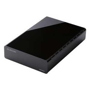 エレコム ELECOM USB3.0対応 外付けHDD 3TB ELD-XEDUBKシリーズ ELD...