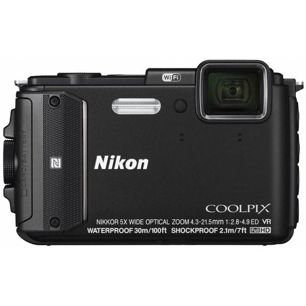ニコン Nikon デジタルカメラ 防水機能 COOLPIX AW130 ブラック 新品 送料無料