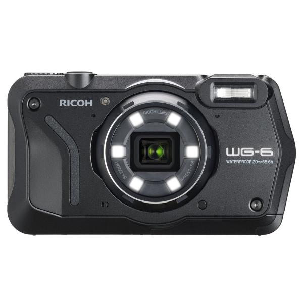 RICOH WG-6 ブラック コンパクトデジタルカメラ 防水 耐衝撃 新品 送料無料