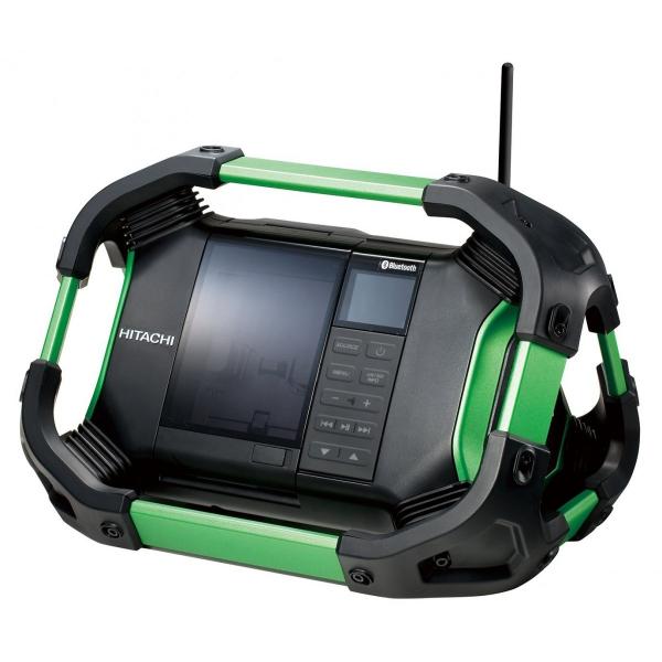 日立工機 HITACHI 14.4V 18V コードレスラジオ 充電式 Bluetooth機能搭載 ...