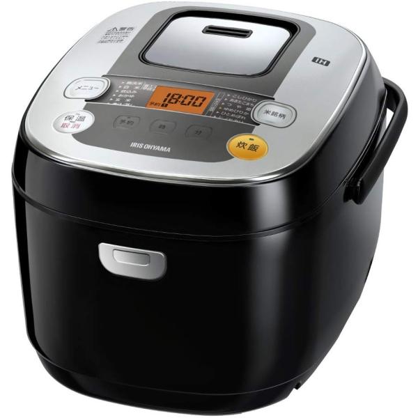アイリスオーヤマ RC-IB10-B 炊飯器 IH式 1升 銘柄炊き分け機能付き ブラック  新品 ...