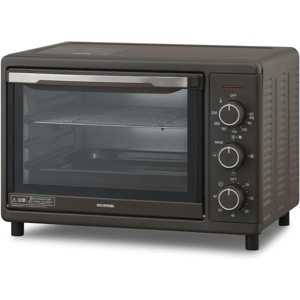 アイリスオーヤマ FVC-D15C-H コンベクションオーブン チャコールグレー 新品 送料無料