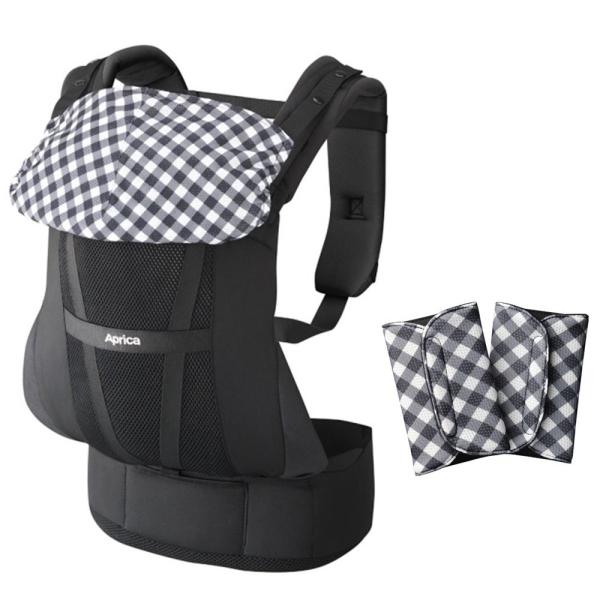 アップリカ Aprica 抱っこひも コランハグ メッシュ よだれパッド付き ブラック 新品 送料無...