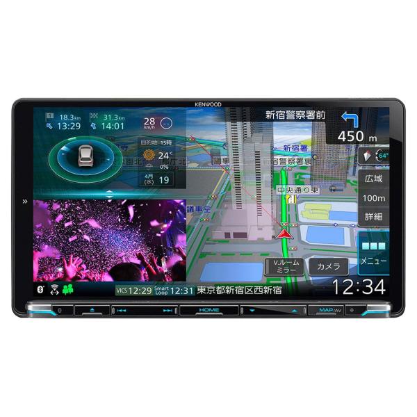 KENWOOD MDV-M910HDL AVナビゲーションシステム 彩速ナビ 9V型 地上デジタルT...