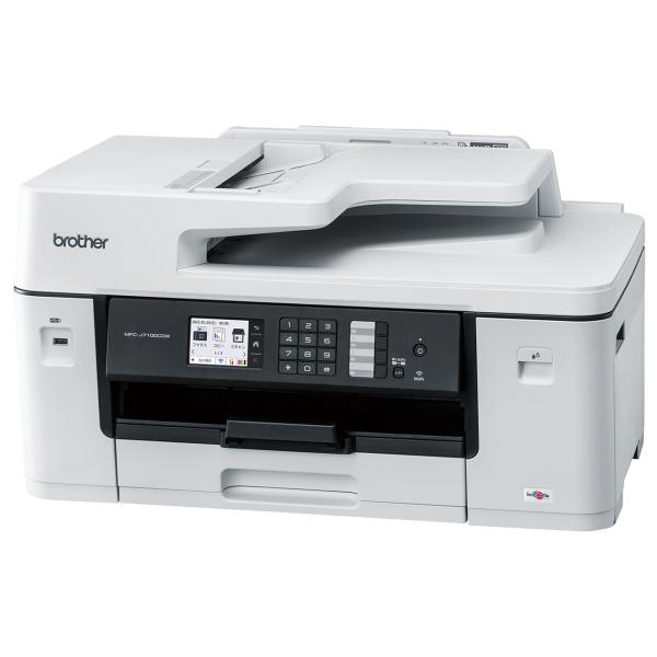 ブラザー MFC-J7100CDW A3インクジェット複合機 Wi-Fi FAX 自動両面 1段トレ...
