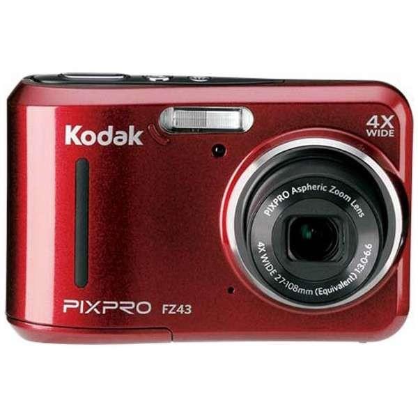 コダック Kodak FZ43 コンパクトデジタルカメラ PIXPRO レッド 新品 送料無料