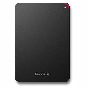 バッファロー BUFFALO HD-PSF4.0U3-GB ミニステーション ターボPC EX2 Plus対応 耐衝撃 USB3.0対応 ポータブルHDD 4TB ブラック