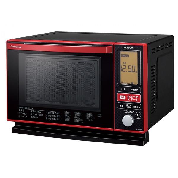コイズミ KOIZUMI 音声ガイド付きオーブンレンジ 16L グルメナ KOR-6000/R レッ...