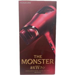 コイズミ KHD-W910/R ヘアドライヤー モンスター ダブルファン搭載 デジタルディスプレイ ...