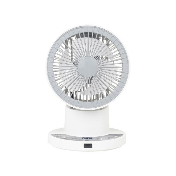 YAMAZEN YKAR-ZX15-W サーキュレーター DCモーター 15cm 上下左右首振り ホ...