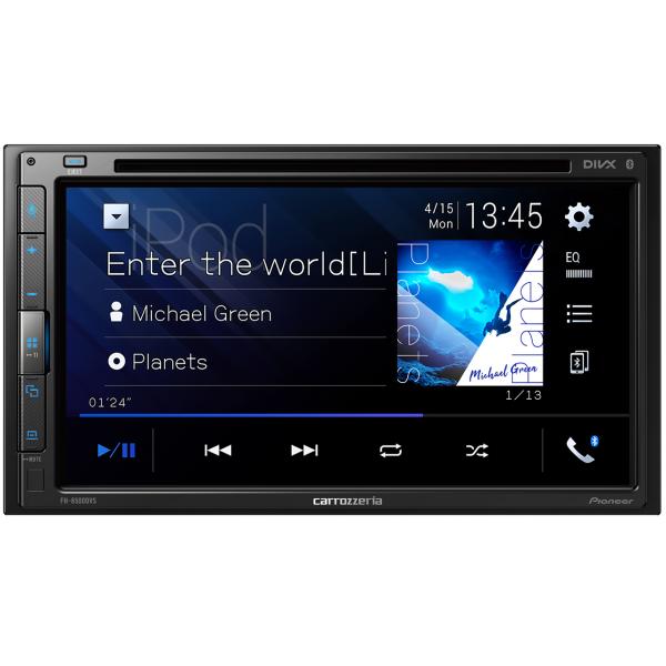 パイオニア FH-8500DVS 6.8V型ワイドVGAモニター DVD-V VCD CD Blue...