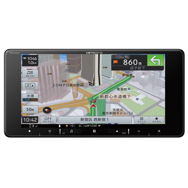 パイオニア カロッツェリア AVIC-RW720 楽ナビ 7V型ワイド DVD/Bluetooth/...