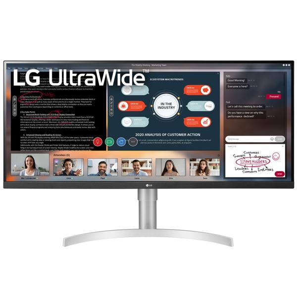 LGエレクトロニクス 34WN650-W 34型 HDR対応21:9 ウルトラワイドモニター(256...