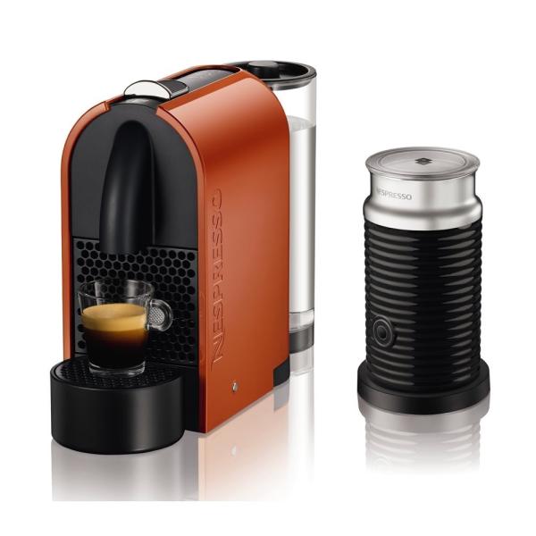 ネスプレッソ Nespresso U バンドルセット D50ORA3B オレンジ 試供品カプセル14...
