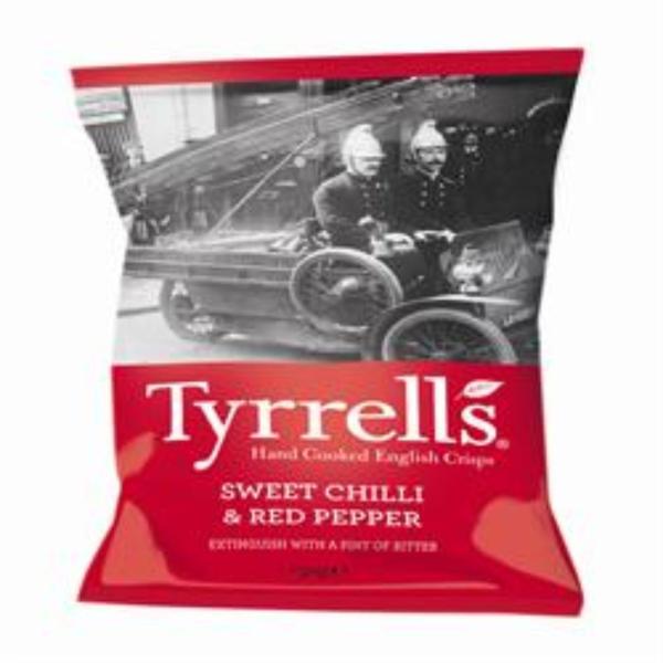 Tyrrells Sweet Chilli &amp; Red Pepper Cris 150 g (ord...