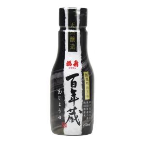 浅利佐助商店 天然醸造 百年蔵生じょうゆ 200ml×12本