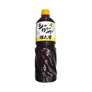 座間味こんぶ シークヮーサーポン酢1000ml ×12本