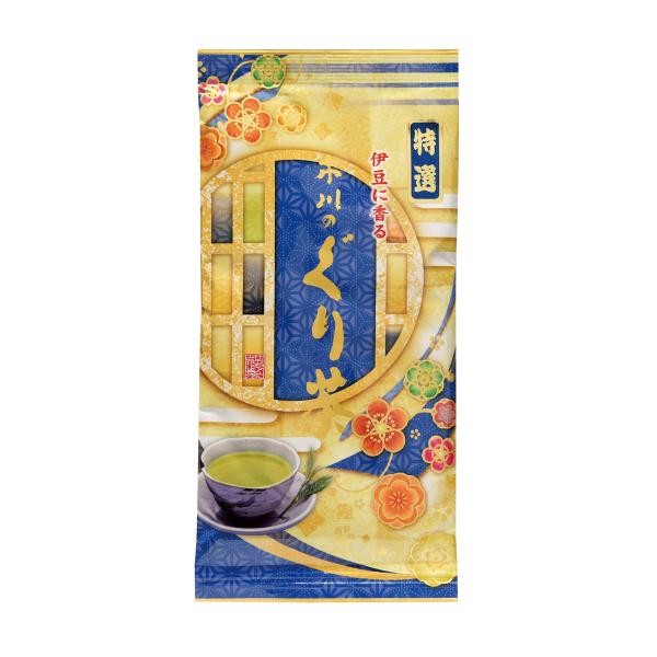 伊豆に香る 市川のぐり茶 特選ぐり茶 80号 100g