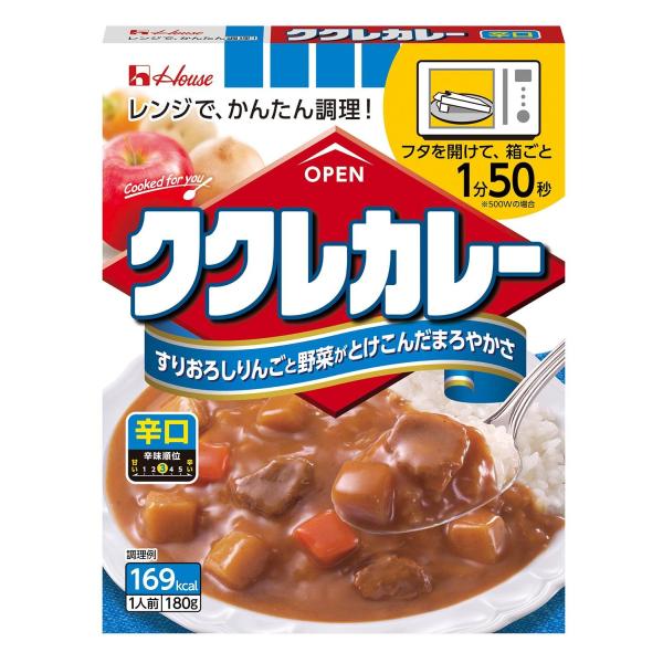 ククレカレー ハウス 辛口 180g×5個