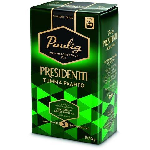 PAULIG PRESIDENTTI パウリグ プレジデント コーヒー ダーク ロースト味 500g...
