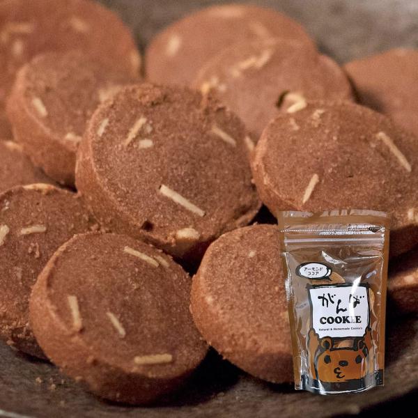 がんばカンパニー アーモンドココアクッキー 卵不使用 80g 保存料不使用 手作り プチギフト