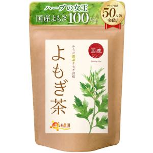 温活農園 よもぎ茶 ティーバッグ 国産 (3g×30包/公式ブランド) ノンカフェイン ヨモギ茶 よもぎ よもぎちゃ ヨモギ お茶