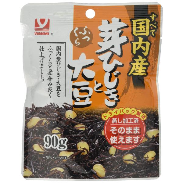 ヤマナカフーズ 国内産芽ひじきと大豆 90g × 10個