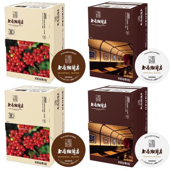 Keurig(キューリグ) K-Cup コーヒーバラエティ 4箱セット 48杯分 上島珈琲×2箱 上...