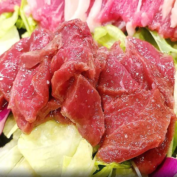 【馬刺し専用特製タレ付き】馬刺し プレミアムハツ 500g（50g×10P） 約10人前 高級 馬肉...