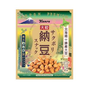 カンロ サクポリ納豆スナック香るわさび味 20g×10個