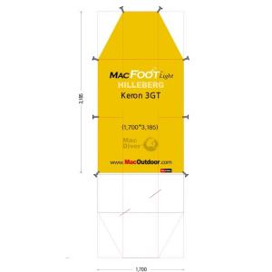 Hillberg ヒルバーグ Keron3GT ケロン3GT 後室含む グランドシート ハイクオリティ Macoutdoor Mac foot light