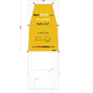 Hilleberg ヒルバーグアトラス 一体型用 グランドシート ハイ
