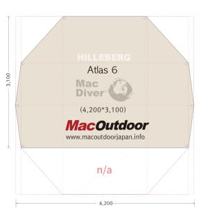 Hillberg Atras用 グランドシート アトラス ハイクオリティ Macoutdoor