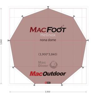 Helinox ヘリノックス ノナドーム 一体型 専用グランドシート ハイ