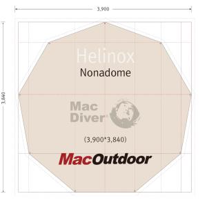 Nordisk アスガルド7.1用 一体型用 グランドシート ハイクオリティ
