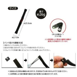 LED スポーツウォッチ レディース 生活防水...の詳細画像2