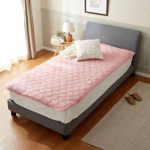 【新品未使用】＜セミダブル＞モリリン 柔らかで贅沢な寝心地 洗える！ なめらかシルクの 敷きパッド ...