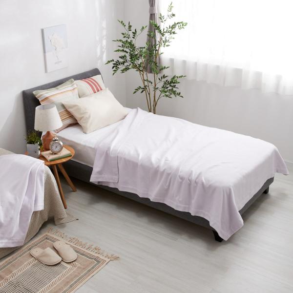 【新品未使用】快眠博士 匠の技で仕上げる！ 起毛×ガーゼの2重構造 綿100％毛布 “肌きわみ” ＜...