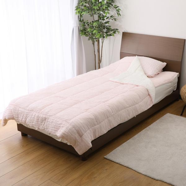 【新品未使用】＜ダブル＞ 快眠博士 とろけるふとん “イニフィーII” 肌掛けふとん サクラピンク【...