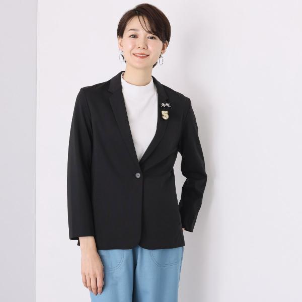 新品未使用 AN LIC AU BLUE アンリック オー ブルー ピンバッチ付 ストレッチポンチ ...