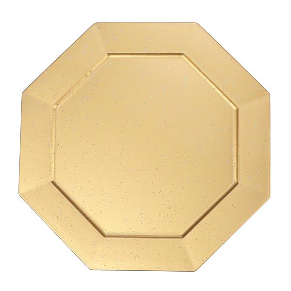 【新品未使用】BLOOMING ブルーミング ジュエルキラメキ 八角膳 ゴールド ランチョンマット ...